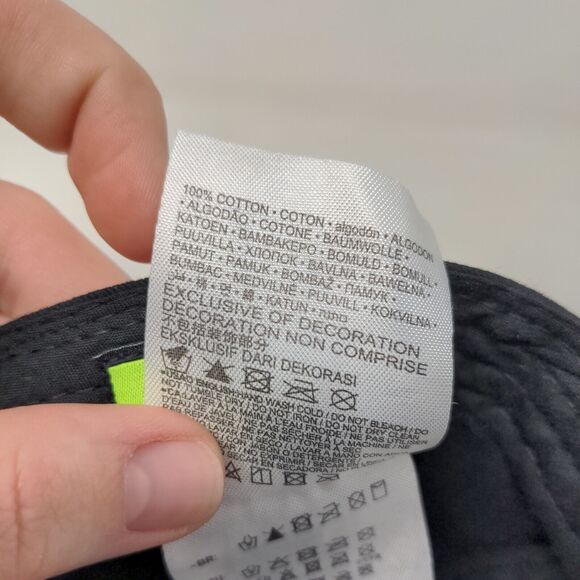 Nike Boy's Strapback Hat Black Size Child Embroidered Swoosh Logo - Picture 8 of 8